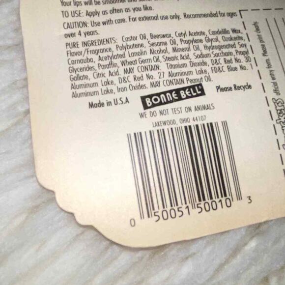 VTG Y2k Bonne Bell PB&J Lip Smacker Peanut Butter and Jelly Lip Balm Gloss Set - Picture 4 of 4